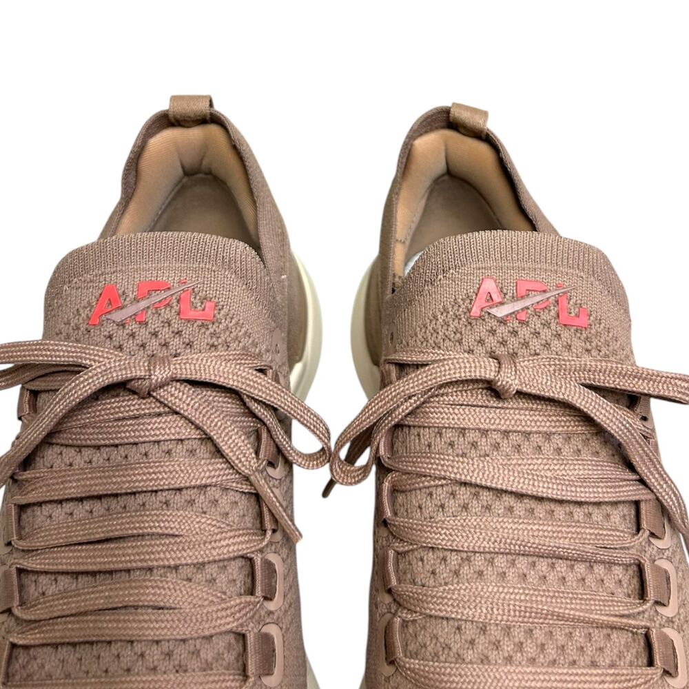 APL - Women's 'Techloom Breeze' Knit Sneaker, Lightweight - Almond Brown, Size 7 - Picture 10 of 14